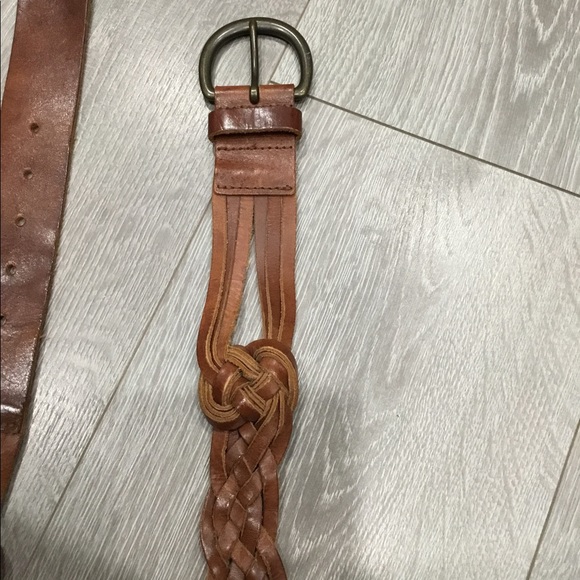 Abercrombie leather braided belt - Picture 2 of 5